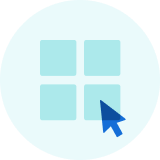 Grid of plan options with a cursor selecting one