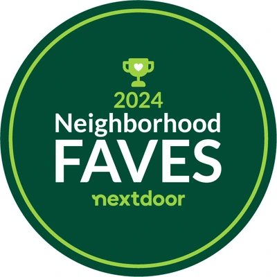 Nextdoor 2024 Neighborhood Faves winner badge
